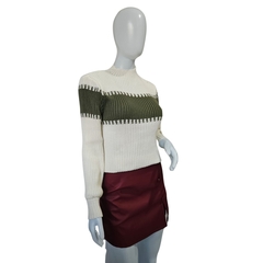 Casaco Tricot Feminino Gola Alta Manga Longa Frio Modal na internet