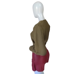Casaco Tricot Feminino Modal Sandoc Gola V - comprar online