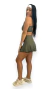 Conjunto Saia Beach / Verde Militar - comprar online