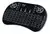 Mini Teclado Inalambrico Retroiluminado Recargable Touchpad Idioma QWERTY Nictom Negro
