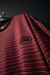 Remera Boxy Striped Bordo en internet