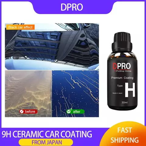 Dpro 9h cerâmica revestimentopintura de carro, vidro líquido à prova de água