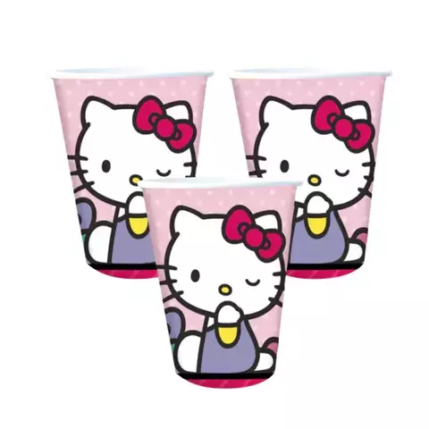 Vaso Polipapel Hello Kitty X8 Un - comprar online