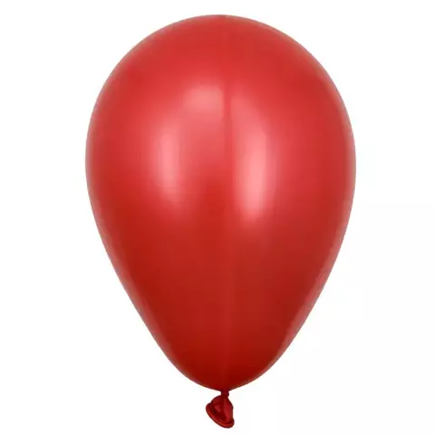 GLOBO PERLADO 12" X 50 UN ROJO
