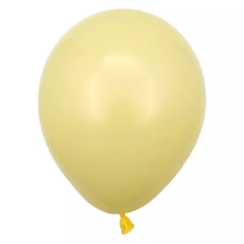 GLOBO STANDARD 12" X 50 UN AMARILLO PASTEL