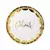 Plato 18 cm Celebrate x10 Un Dorado | Plateado - comprar online