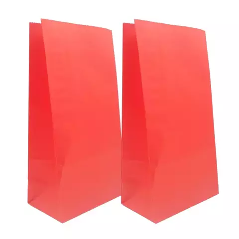 Bolsitas Papel Golosineras Cumpleaños Rojo