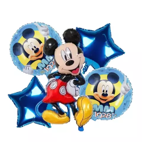 Set de Globos Mickey Mouse x5 un