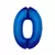 Globo Numero Azul 32" x5 UN - comprar online
