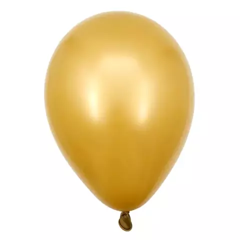 GLOBO PERLADO 12" X 50 UN DORADO