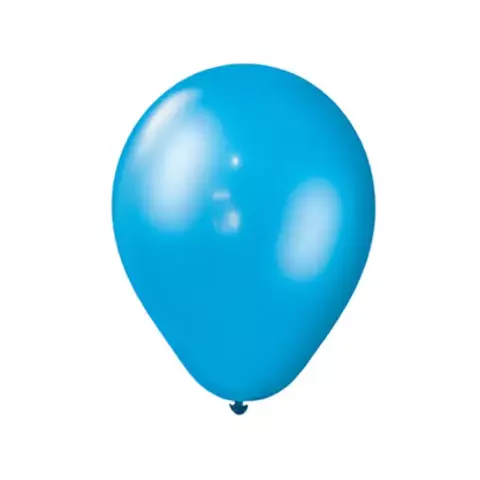 GLOBO PERLADO 12" X 50 UN CELESTE