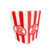 Pop Corn Lineas Rojas, frase POP CORN x10 UN - comprar online