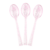 Cucharitas con Glitter x24 Un Rosa
