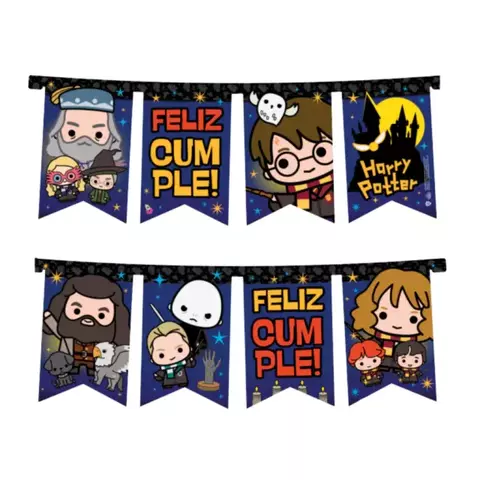 Banderin Feliz Cumple x1 Harry Potter