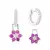 Argola Flor cravejada - comprar online