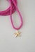 Collar Marina Fucsia | Charm Estrella - comprar online