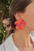 Flores Naranjo/ Fucsia Centro Turquesa - Munz Accesorios