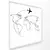 Quadro Minimalista Mundi