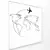 Quadro Minimalista Mundi - loja online