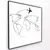 Quadro Minimalista Mundi - comprar online