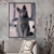 Gato Cinza – Olhar Curioso