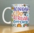 Caneca branca - Atrasar com Calma