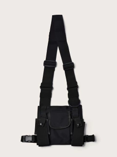 Bolsa De Pecho Funny Pack Negra - Stolas