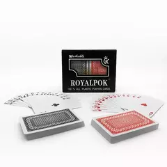 Set 2 Barajas Cartas Poker 100% Plastico Lavables