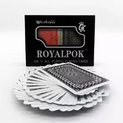 Set 2 Barajas Cartas Poker 100% Plastico Lavables en internet