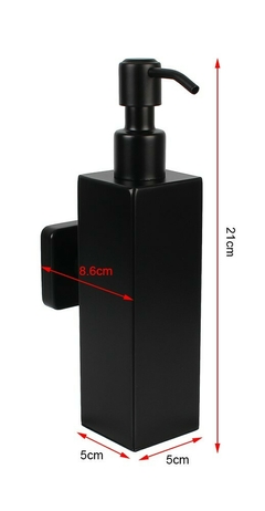 Dispensador Empotrable Negro Mate - Stolas