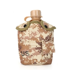 Cantimplora Táctica Con Vaso Para Camping - comprar en línea