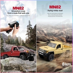 Coche de Control remoto a escala 1:12 RC Toyota Pickup