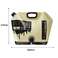 Bolsa de agua portátil de 8L.
