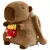 Mochila de Pelúcia Capivara Bo – Charmosa, Cômica e Inspirada em Desenhos Animados - loja online