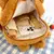 Saco de escola de estudante capibala almofada capivara saco casual all-match sac - comprar online