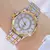 Relógio de pulso feminino diamante strass, elegante senhoras relógios, relógi - comprar online