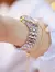 Imagem do Relógio de pulso feminino diamante strass, elegante senhoras relógios, relógi