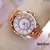 Relógio de pulso feminino diamante strass, elegante senhoras relógios, relógi - comprar online