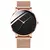 Relógio de quartzo minimalista masculino, aço inoxidável. - NEWTON IMPORTS
