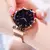 Reloj mujer moda feminina céu estrelado relógios ímã fivela cinto de malha d na internet