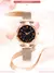 Reloj mujer moda feminina céu estrelado relógios ímã fivela cinto de malha d - comprar online