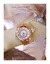 Relógio de pulso feminino diamante strass, elegante senhoras relógios, relógi