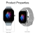 LAXASFIT-H9 Smartwatch Bluetooth, relógio inteligente, discagem para atender chamadas, rastreamento de calorias, frequência cardíaca, monitoramento de oxigênio no sangue