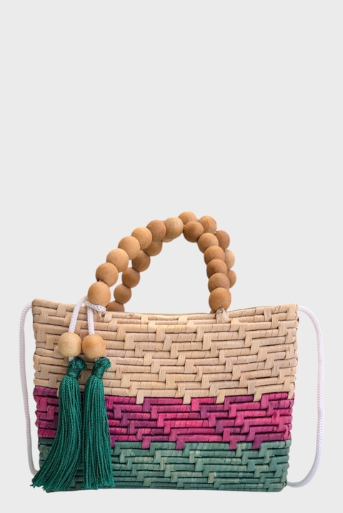 BOLSA PALHA QUADRADA