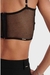 TOP EM TELA CORSET CROPPED - comprar online