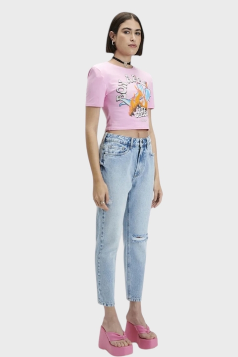 CALÇA JEANS MOM HIGH