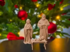 Presépio Natalino 14 peças 8cm altura