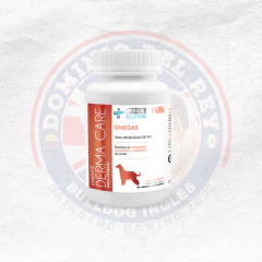 Tabletas de omegas para perro dermacare dominio del rey