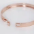 Brazalete Ginger, Cristal, Rose Gold - Joyería Idéale