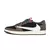 Tênis Nike Air Jordan 1 Low Dark Mocha x Travis Scott - Preto/Marrom/Branco
